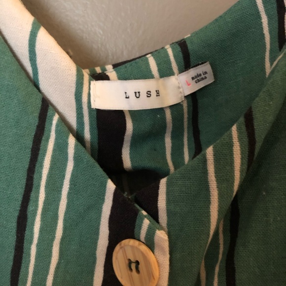 Striped Linen Dress - Picture 5 of 6